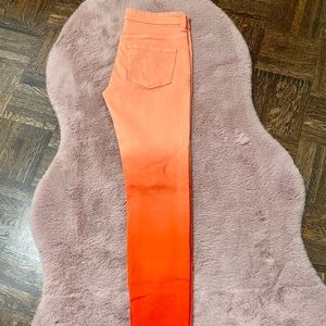 Ted Baker Orange Ombre Skinny Jeans